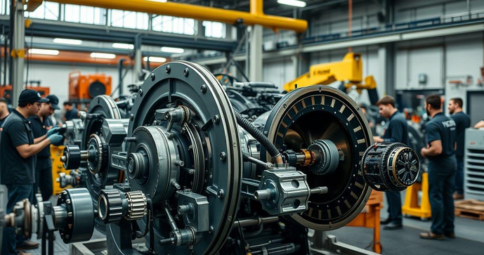 Montagem mecânica industrial: instalação de equipamentos com precisão