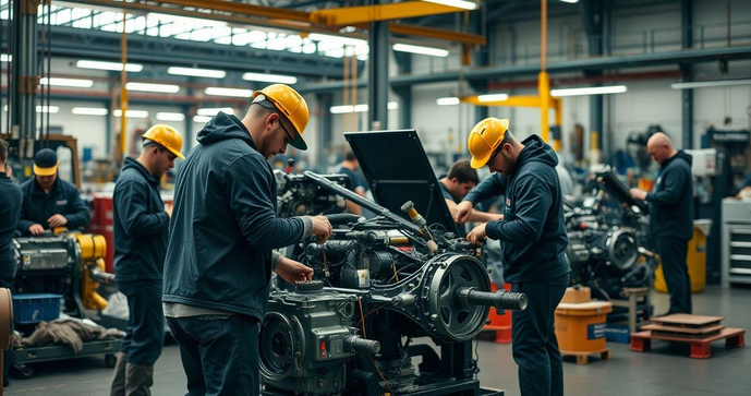 Serviços de manutenção e montagem industrial para otimização de processos