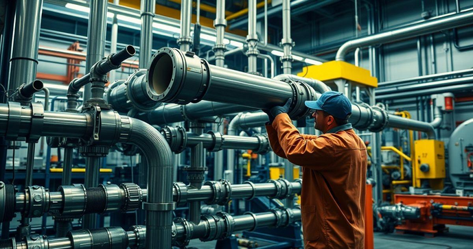 Empresa de montagem de tubulação industrial: eficiência e qualidade