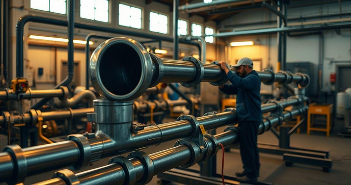 Montagem de Tubulação Industrial: Guia Completo para uma Instalação Eficiente e Segura